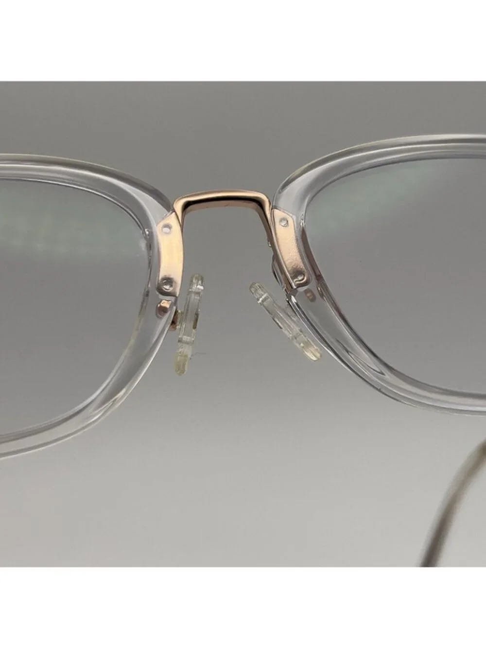 Michael Kors MK4054 Captive Eyeglass Frames Wayfarer Clear Gold 52-20-140 Case